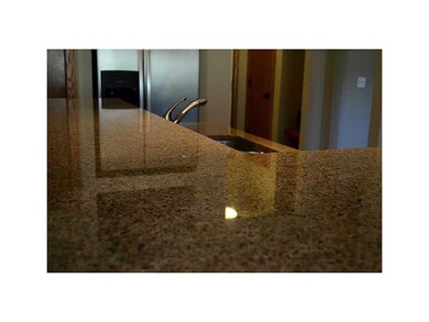 Kitchen. Granite on Kitchen Counters and Living Ro
