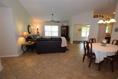 Oversized Porcelain Tile in Living, Dining, Hallwa