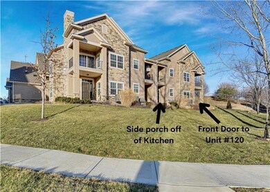Large front yard and private green space to the si