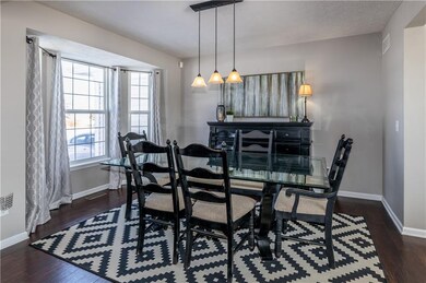 Formal open dining room