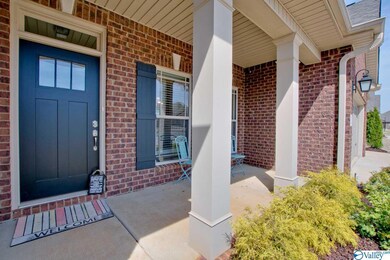 Enjoy coffee on your covered front porch.