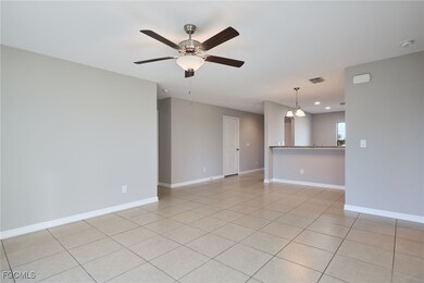 Unfurnished room with a ceiling fan, recessed ligh
