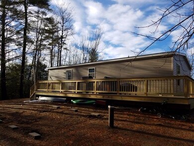 back deck overlooks private back yard