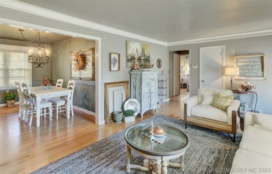 Beautiful view of Formal Dining Room Open to the L