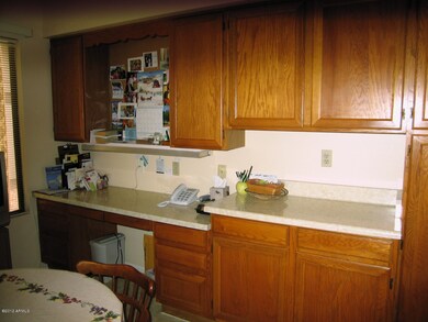 kitchen desk area