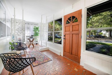 Enclosed front porch