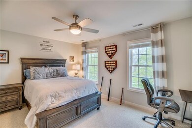 3rd bedroom with private bath and walk-in closet