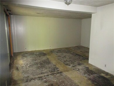 living room has no flooring