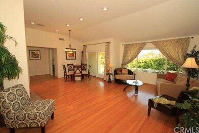 View of the living and dining areas upon entry...l