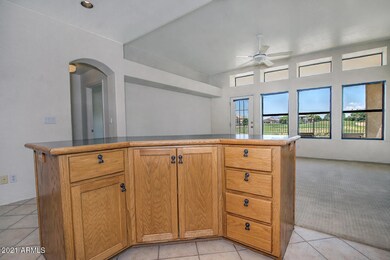 Kitchen:family room view of course