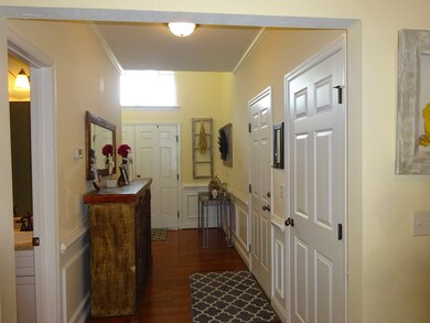 Hardwood floors in Foyer