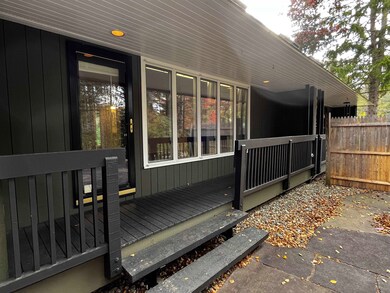 Back deck, and door from living area