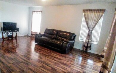 2 windows in the living room.