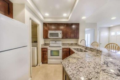 Gleaming granite counter-tops