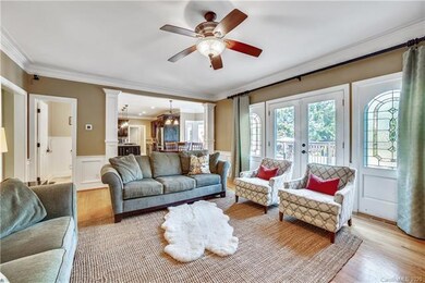 Great flow from Family Room to Kitchen.