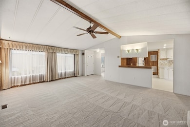 This room is filled with so much natural light with the enormous windows.