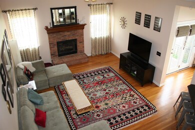 Amazing family room recently painted
