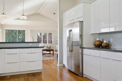 Walk through kitchen