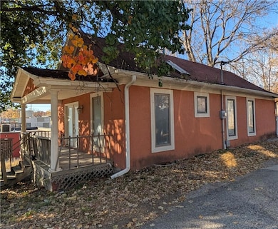 View of property exterior featuring stucco siding