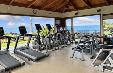 Ocean front amenities for Hali'i Kai - workout area