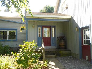 Exterior Front Side entrance to the house