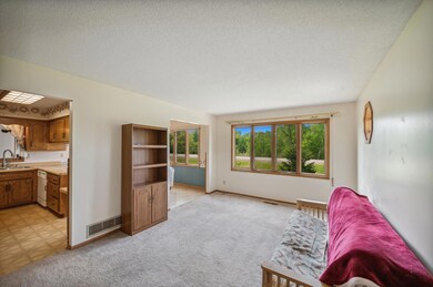 Spacious living room with abundant natural light