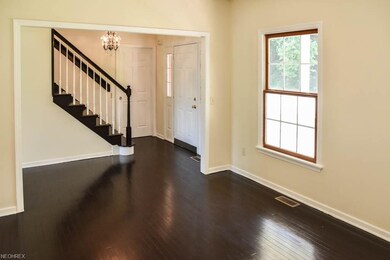 Beautiful wood flooring in the foyer and dining ro