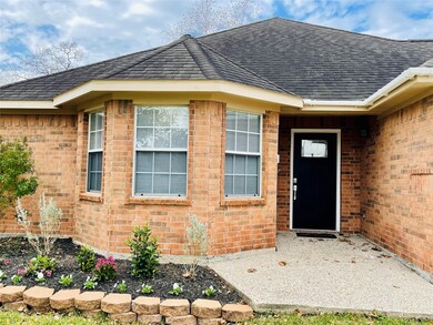 Newly planted landscaping