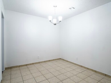 Large Eat in kitchen with new lighting!