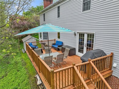 Large, VERY private patio off rear of home