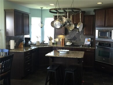 Pan rack stays, Slate tile floor is easy to mainta