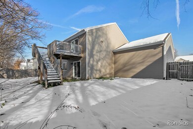 rear of house