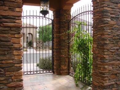 Gated Courtyard Entry from Inside
