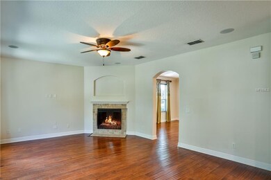 Living room entrance to dining room and extra livi