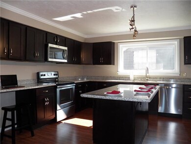 Beautiful maple kitchen with granite,stainless ste