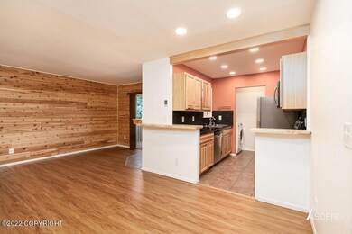 LVP flooring in living and dining