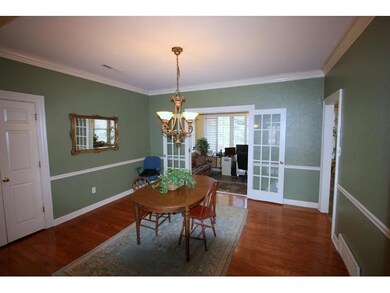 Chair rail, Large china storage closet in dining r