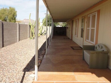 Guest house covered patio