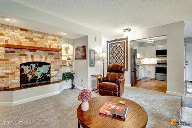 Open living and kitchen