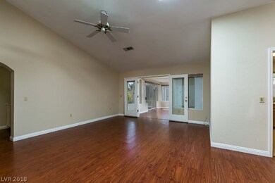 Living Room With Entry To Family Room.