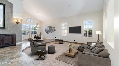 Great room with dining