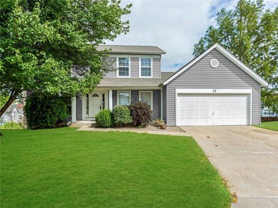 Front of house digitally changed and yard color en