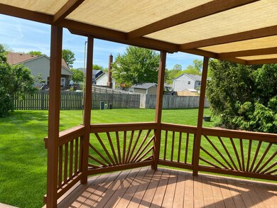 Awning over 1/2 the deck
