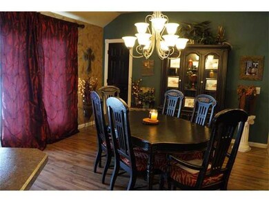 Dining Room. Dining room opens up to kitchen and l