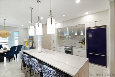 Custom designed kitchen with elegant finishes incl
