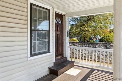 Entry door to 2nd floor apartment unit.