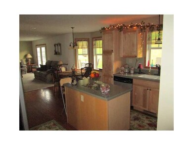 Kitchen. Nice open floor plan with island.