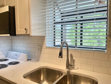 Modern tile backsplash