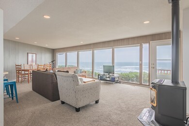 Living room ocean views