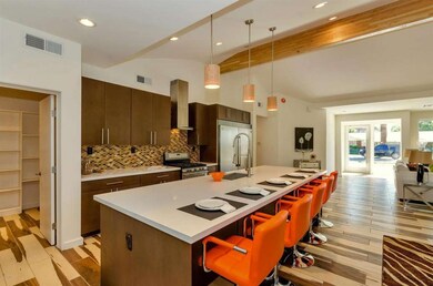 open living/dining room, kitchen space